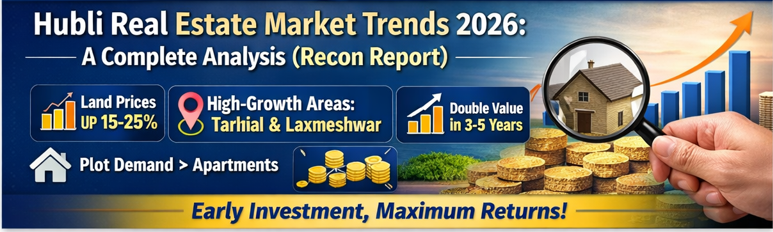 Hubli Real Estate Market Trends 2026: A Complete Analysis (Recon Report)
